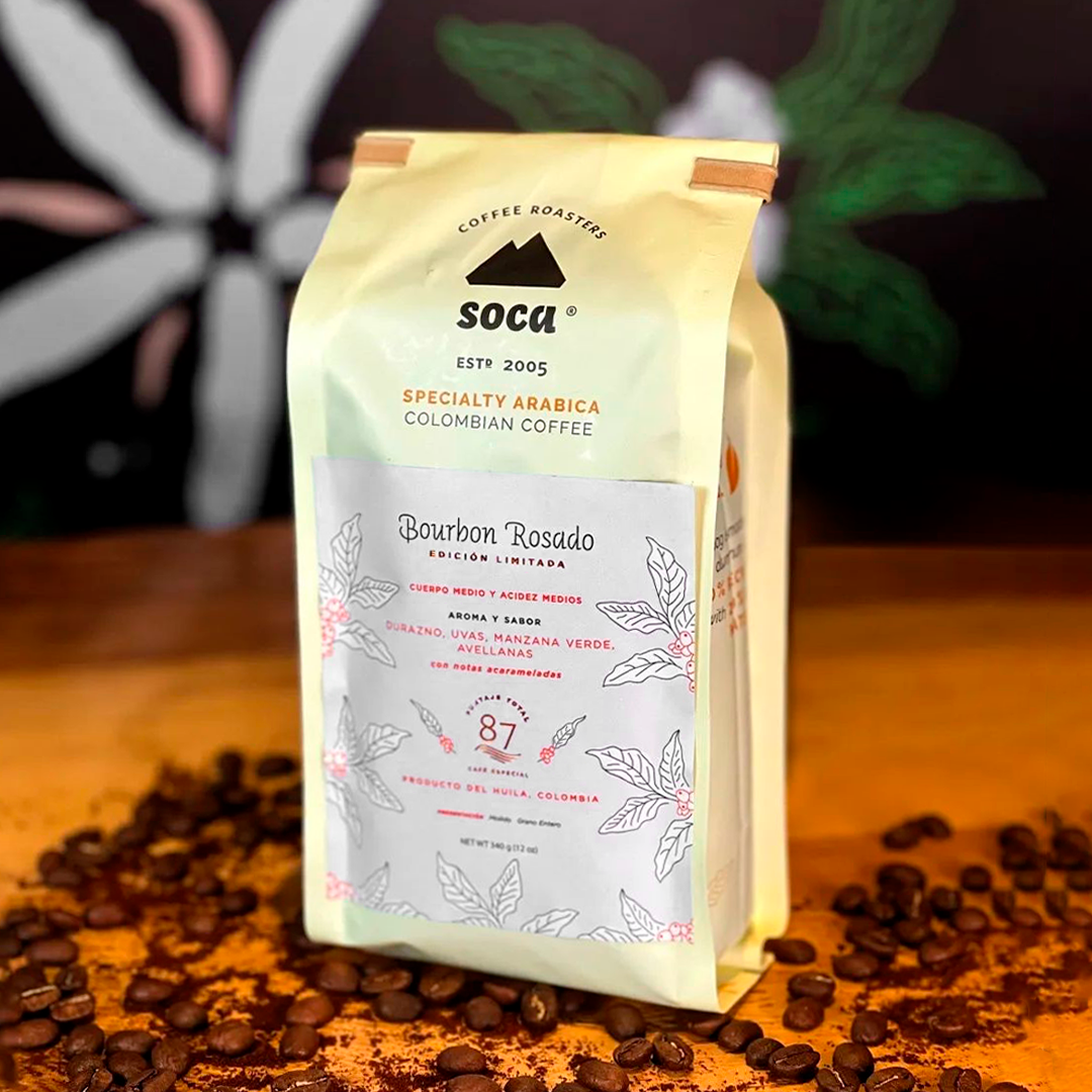 Café Microlote de temporada Bourbon Rosado 340 Gr