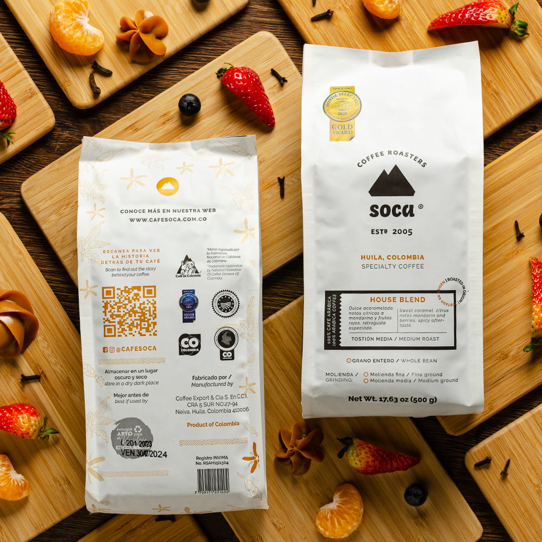 Promo DUO - Soca Premium House Blend 500gr X 2